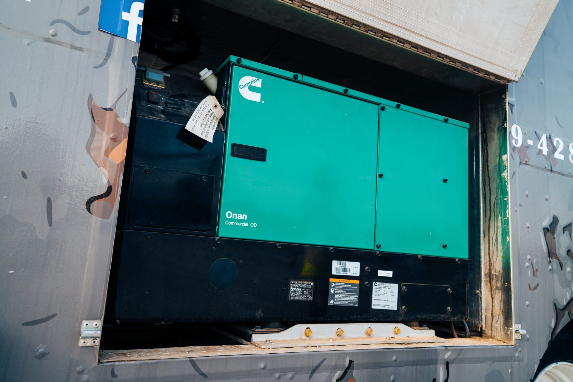 Cummins Onan commercial generator unit