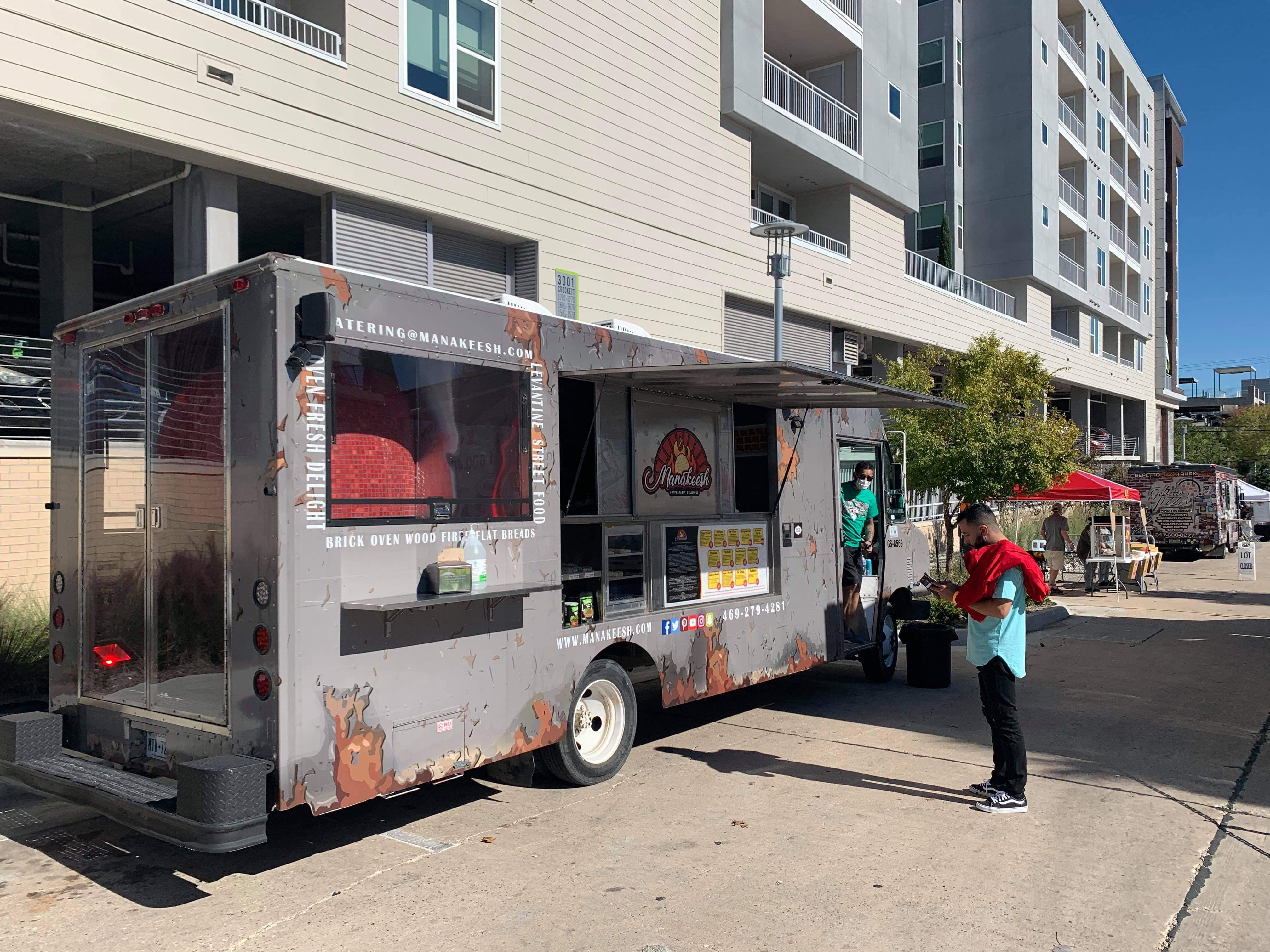 Truck at a live event